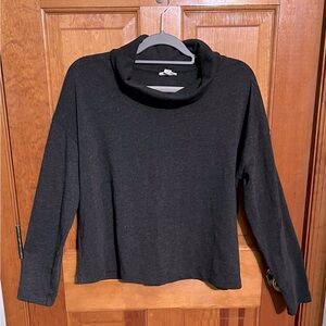 J Jill Gray Cowl Neck Sweater LARGE